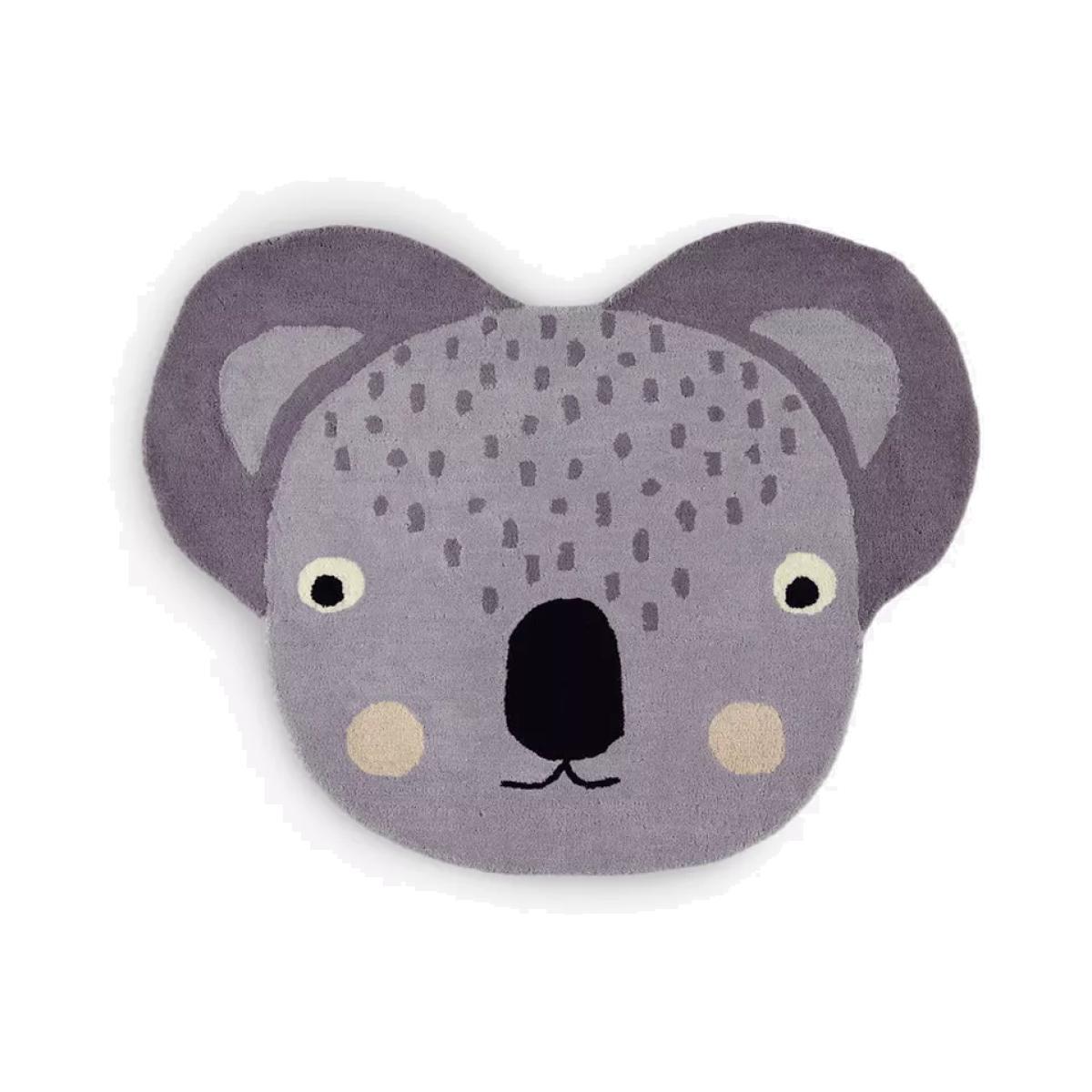 OYOY MINI Koala Rug, Grey, L100 x W80cm – image 1
