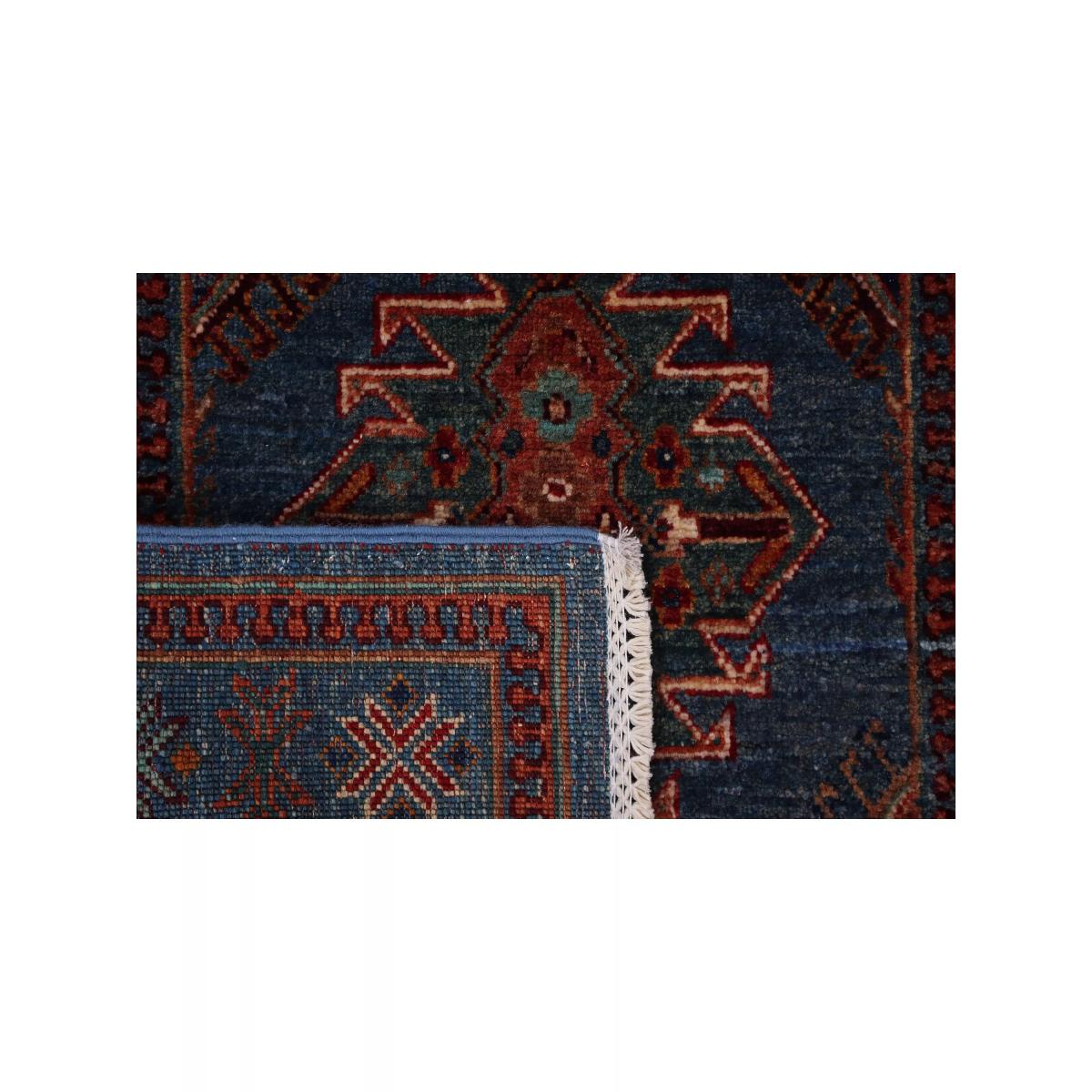 Gooch Oriental Supreme Kazak Runner Rug, L254 x W74 cm, Blue – image 3