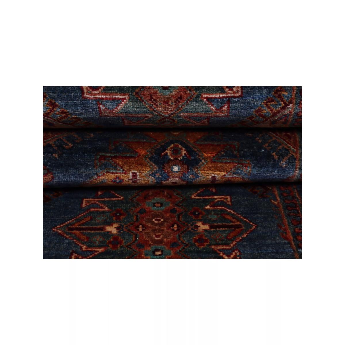 Gooch Oriental Supreme Kazak Runner Rug, L254 x W74 cm, Blue – image 4