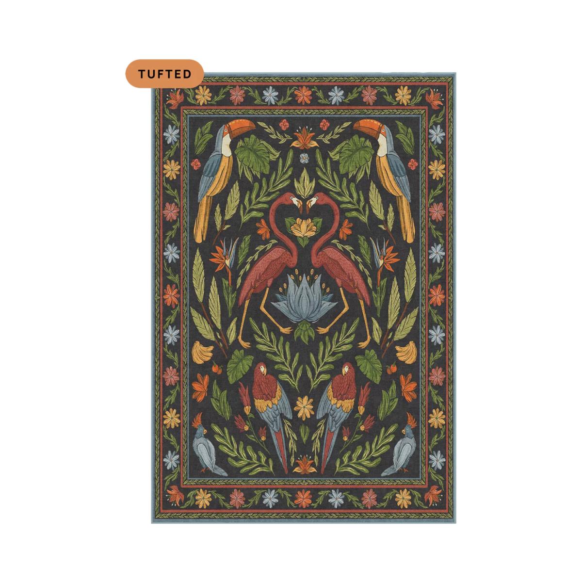 Ruggable Iris Apfel Birds Of A Feather Rug, Multicolour – image 2
