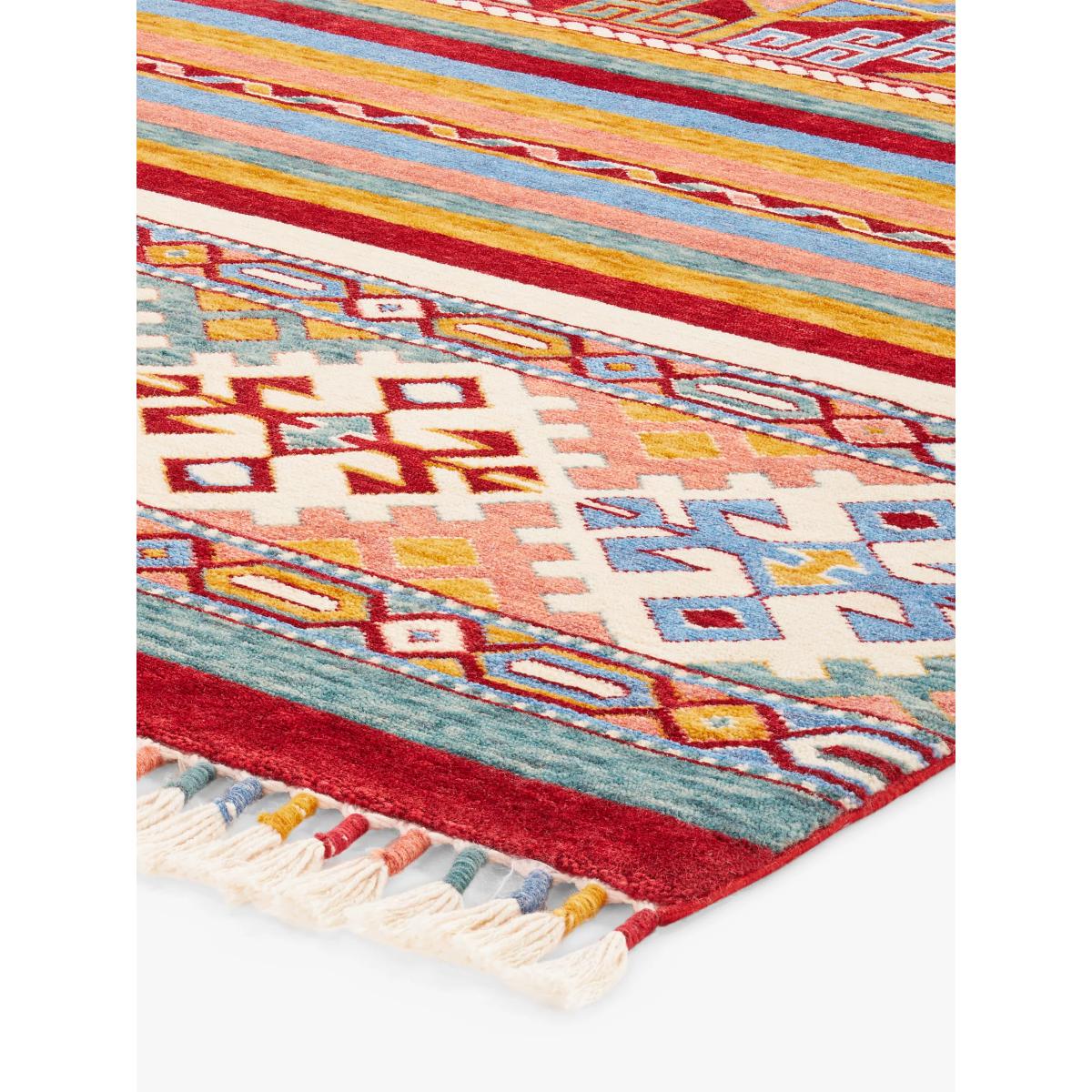 Gooch Luxury Khurjeen Stripe Rug, Red, L180 x W120 cm – image 2