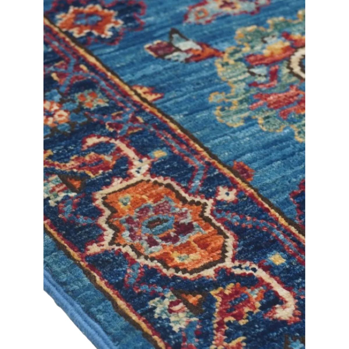 Gooch Oriental Fine Aryana Rug, Blue, L185 x W122 cm – image 4