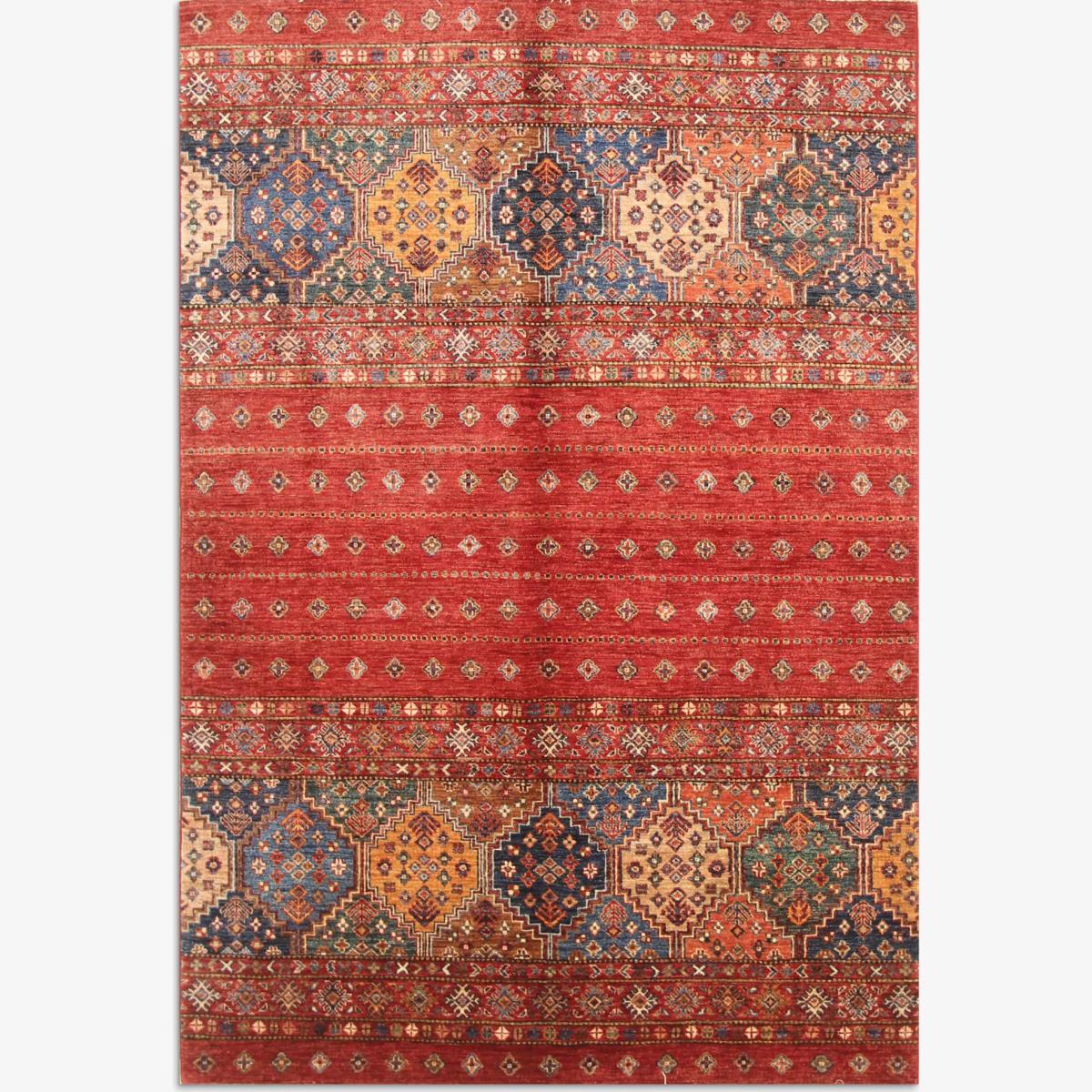 Gooch Oriental Khurjeen Rug, L240 x W161 cm, Red – image 1