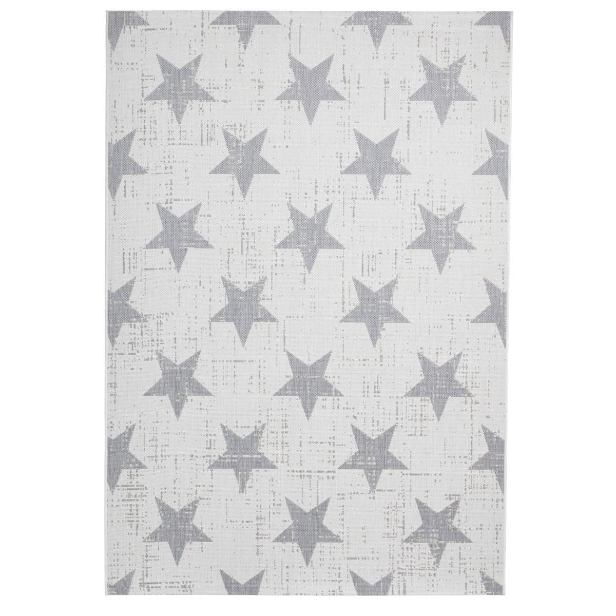 Think Rugs Santa Monica 48648 Cream/Grey - 120cm x 170cm Rug – image 2