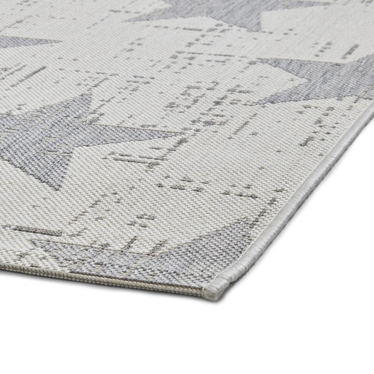 Think Rugs Santa Monica 48648 Cream/Grey - 120cm x 170cm Rug – image 6