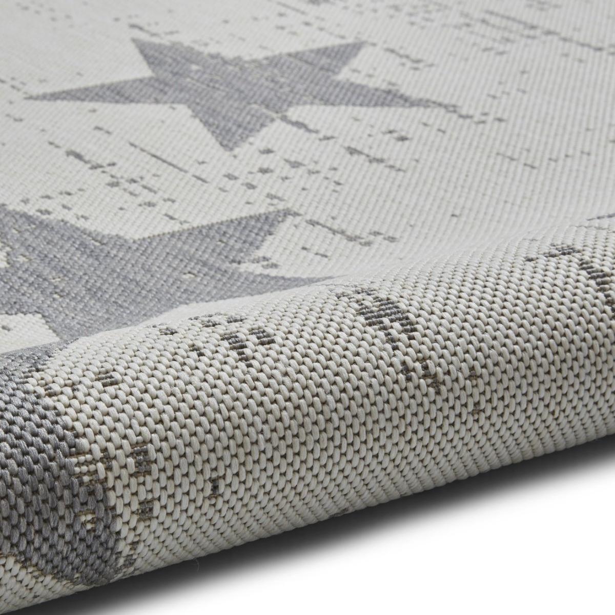 Think Rugs Santa Monica 48648 Cream/Grey - 120cm x 170cm Rug – image 7