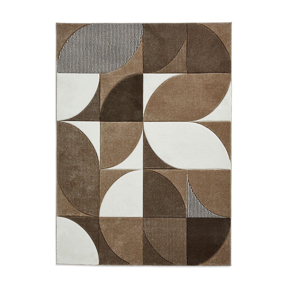 Think Rugs Matrix MT63 Beige/Brown  -  120cm x 170cm Rug – image 3
