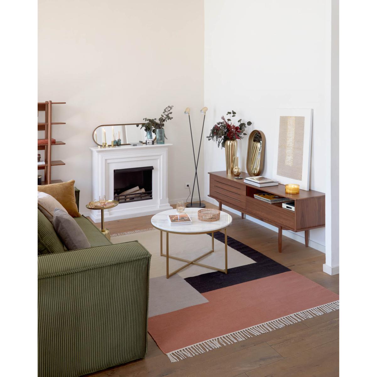 Cataleya 100% cotton multi-coloured rug 160 x 230 cm – image 2