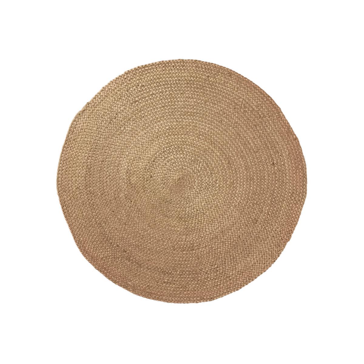 Doc rug Ø 100 cm natural – image 1