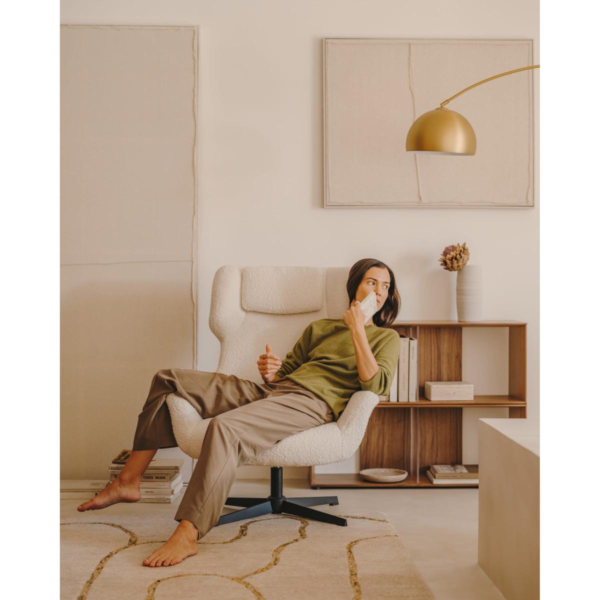 Magin wool rug in beige and mustard 160 x 230 cm – image 2