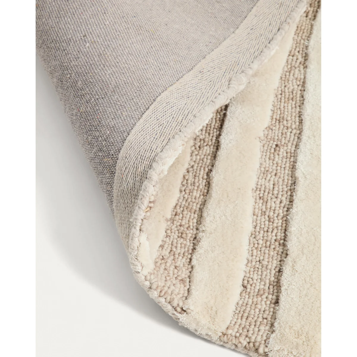 Colire beige wool and viscose rug 200 x 300 cm – image 6