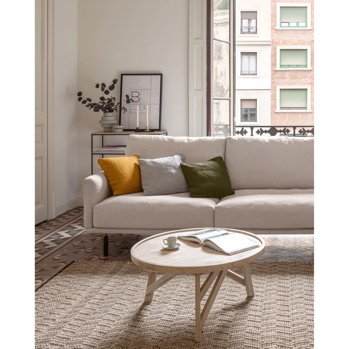 Neida rug in brown wool, 160 x 230 cm – image 2