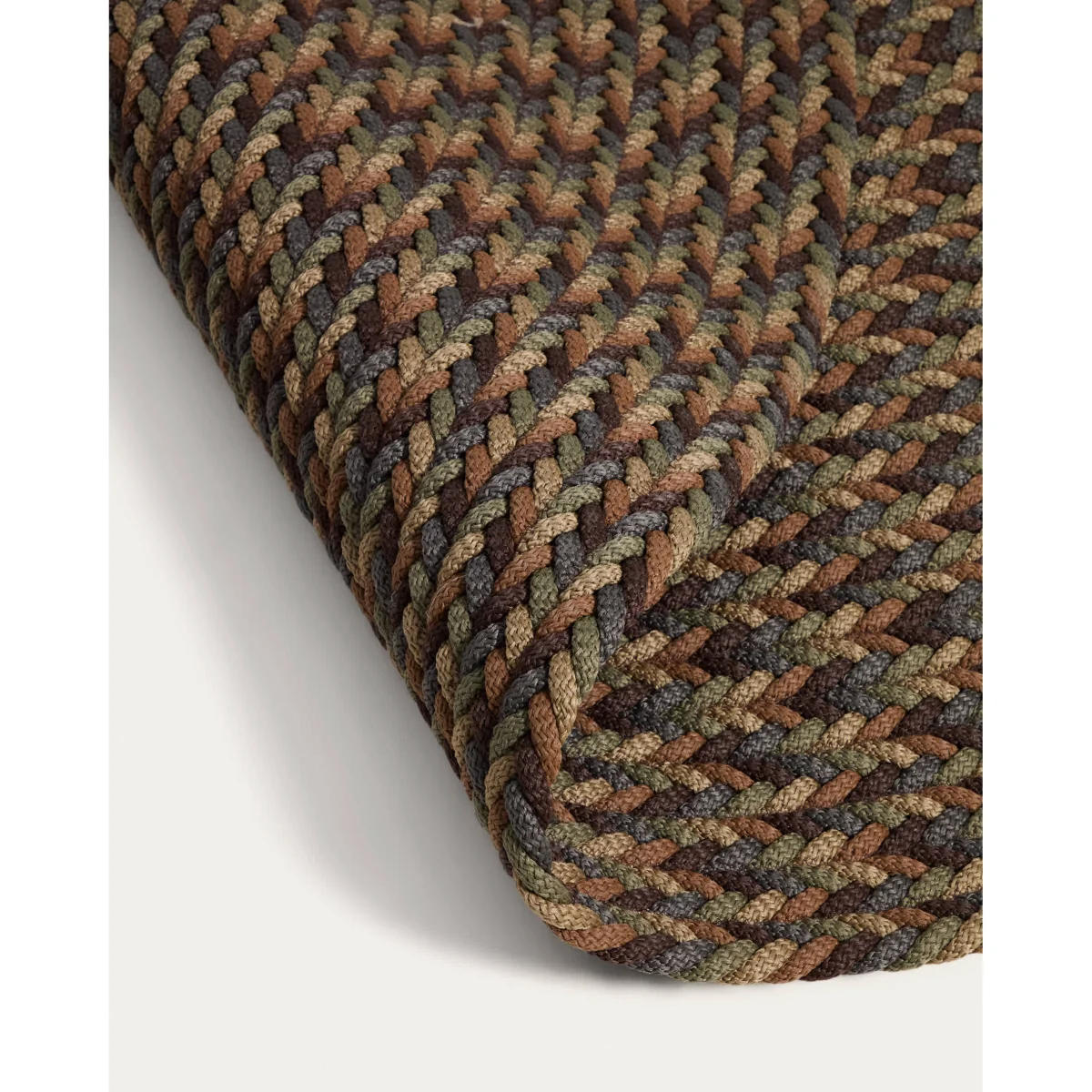 Despas multicolour round rug made from synthetic fibres Ø 200 cm – image 5