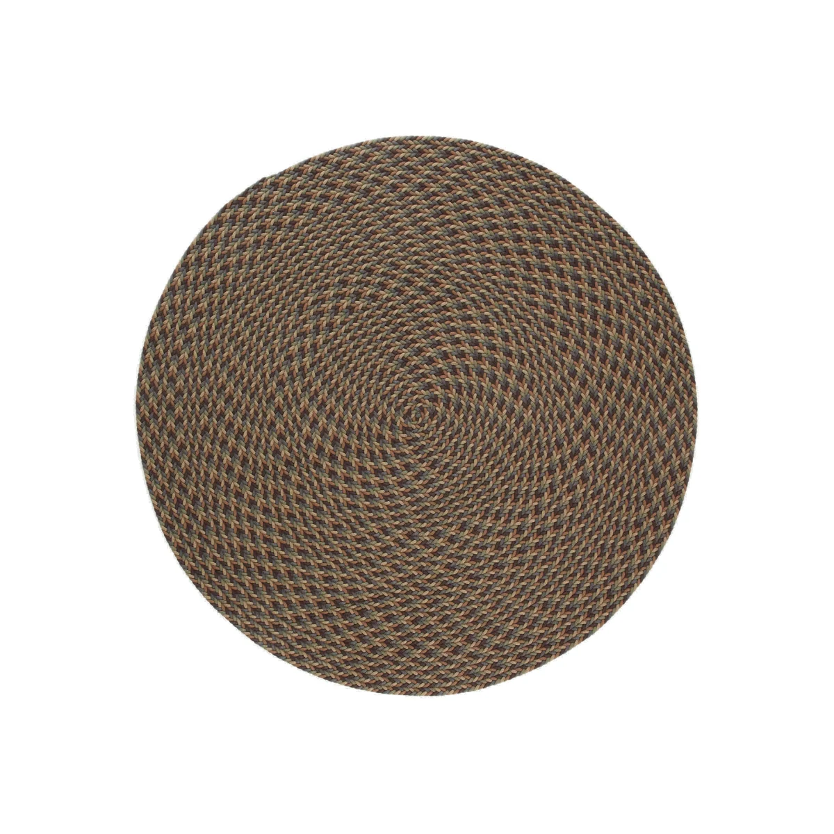 Despas multicolour round rug made from synthetic fibres Ø 200 cm – image 1