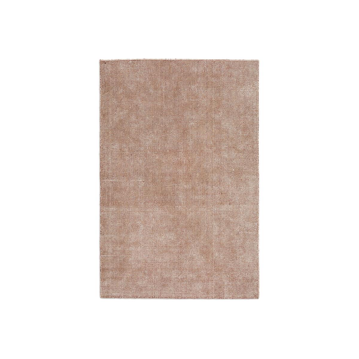 Elvan terracotta rug in a viscose and jute mix, 160 x 230 cm – image 1