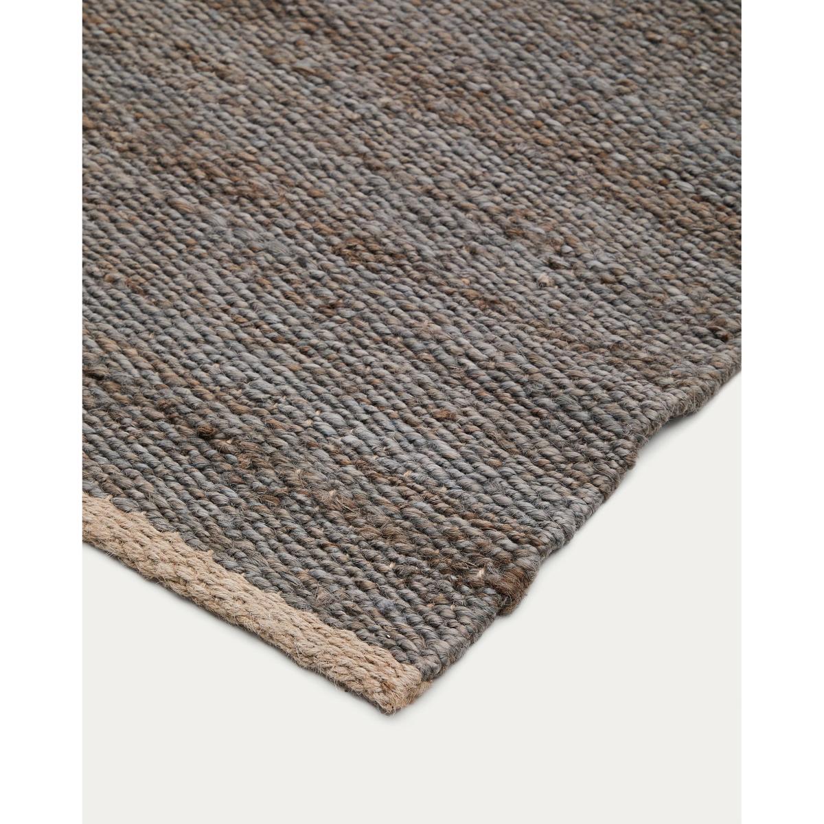 Teron multicoloured jute rug 200 x 300cm – image 5