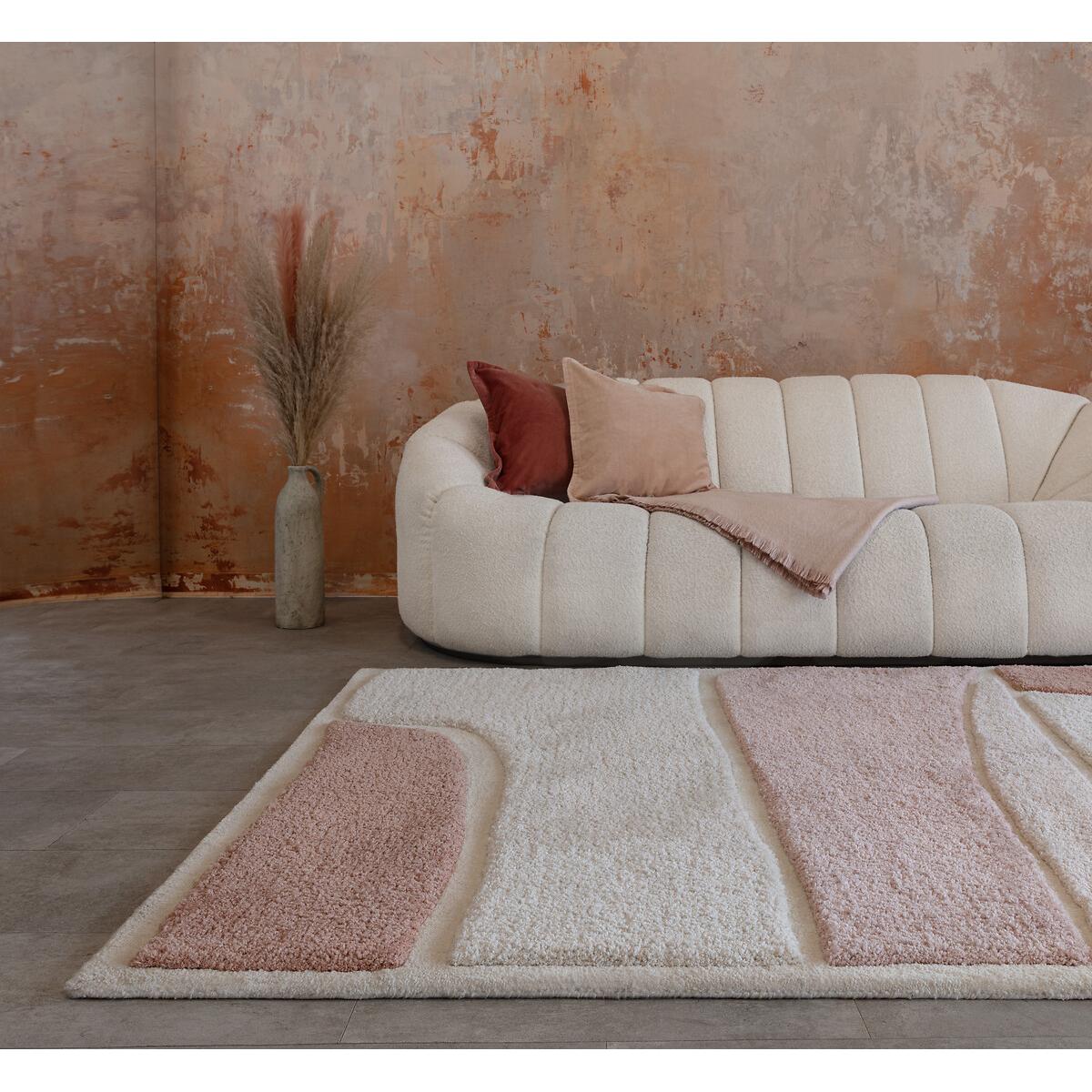 Tonal Abstract Shapes Rug – image 2