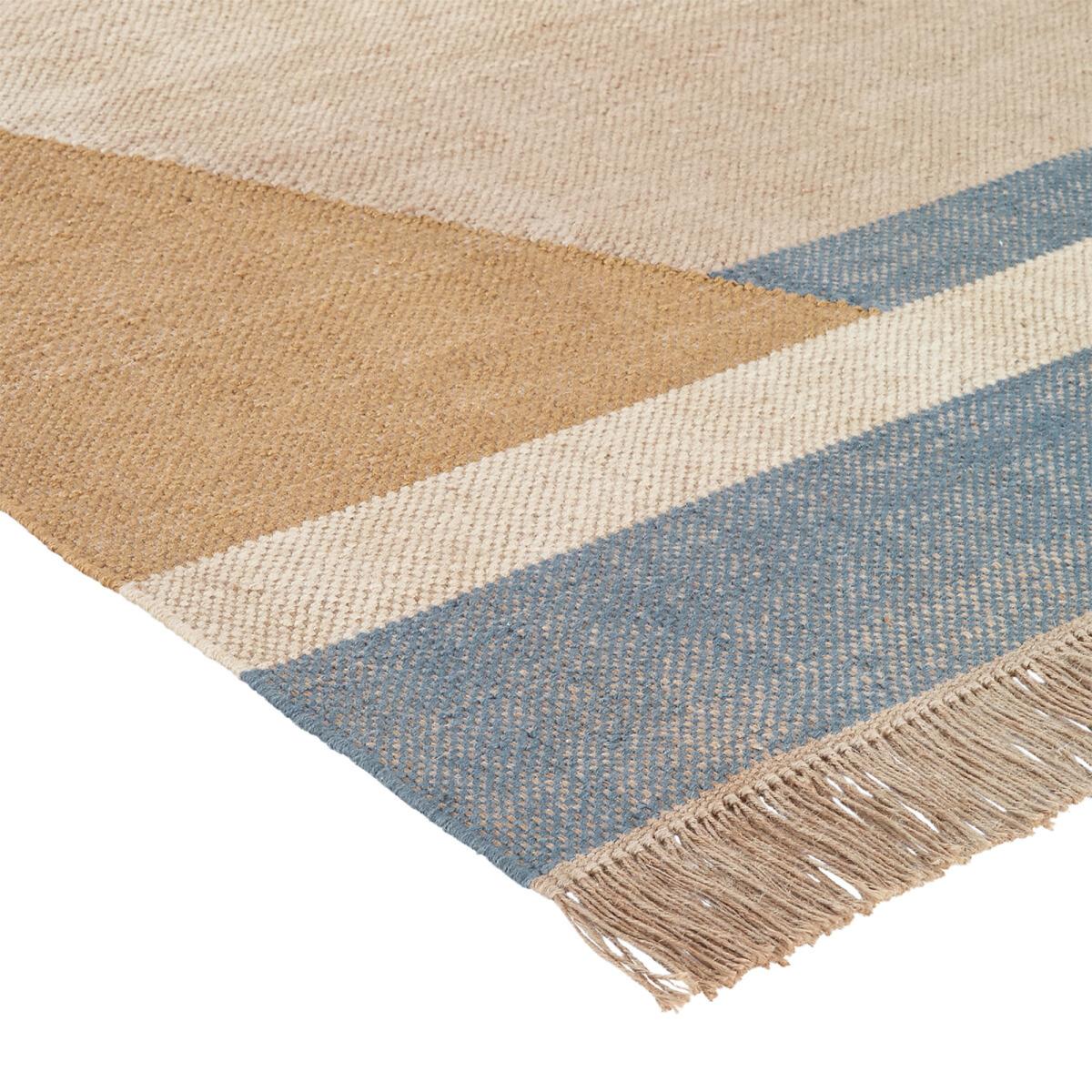 Hantiel Graphic Fringed Flat-Woven Jute Rug – image 3