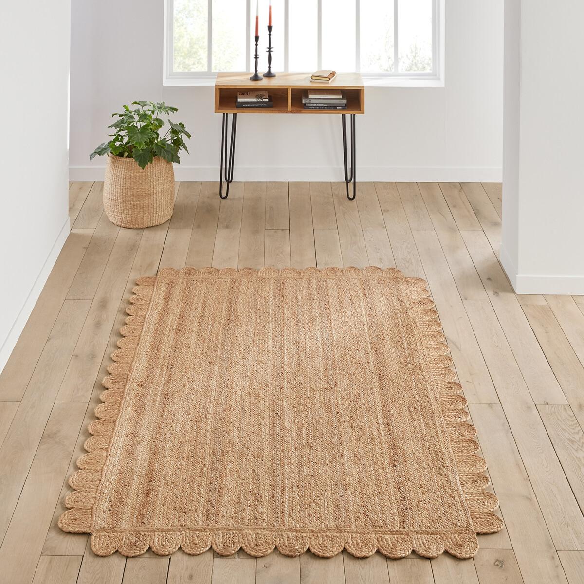 Aftas Graphic 100% Jute Rug – image 1
