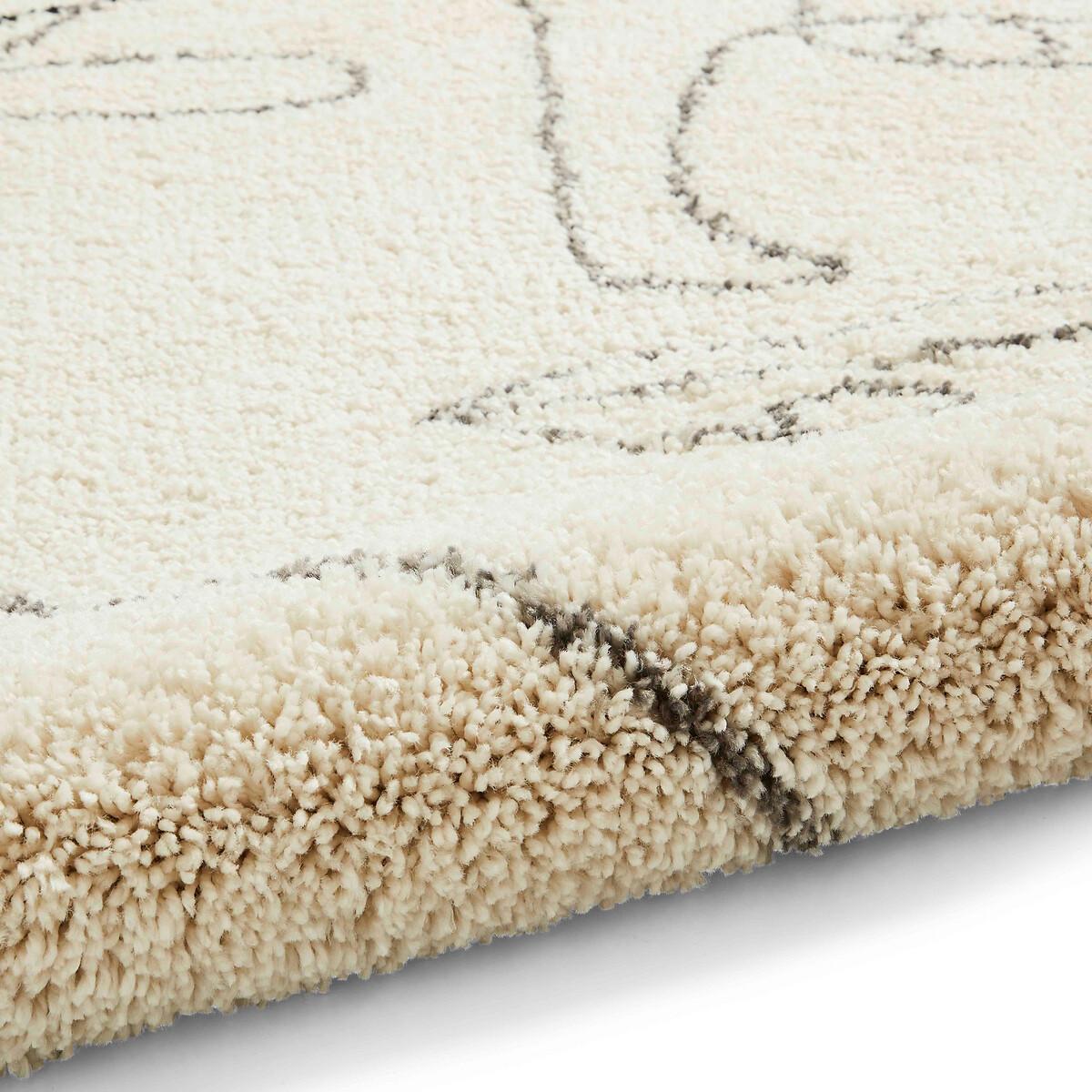 Silhouette Face Berber Style Shaggy Rug – image 8