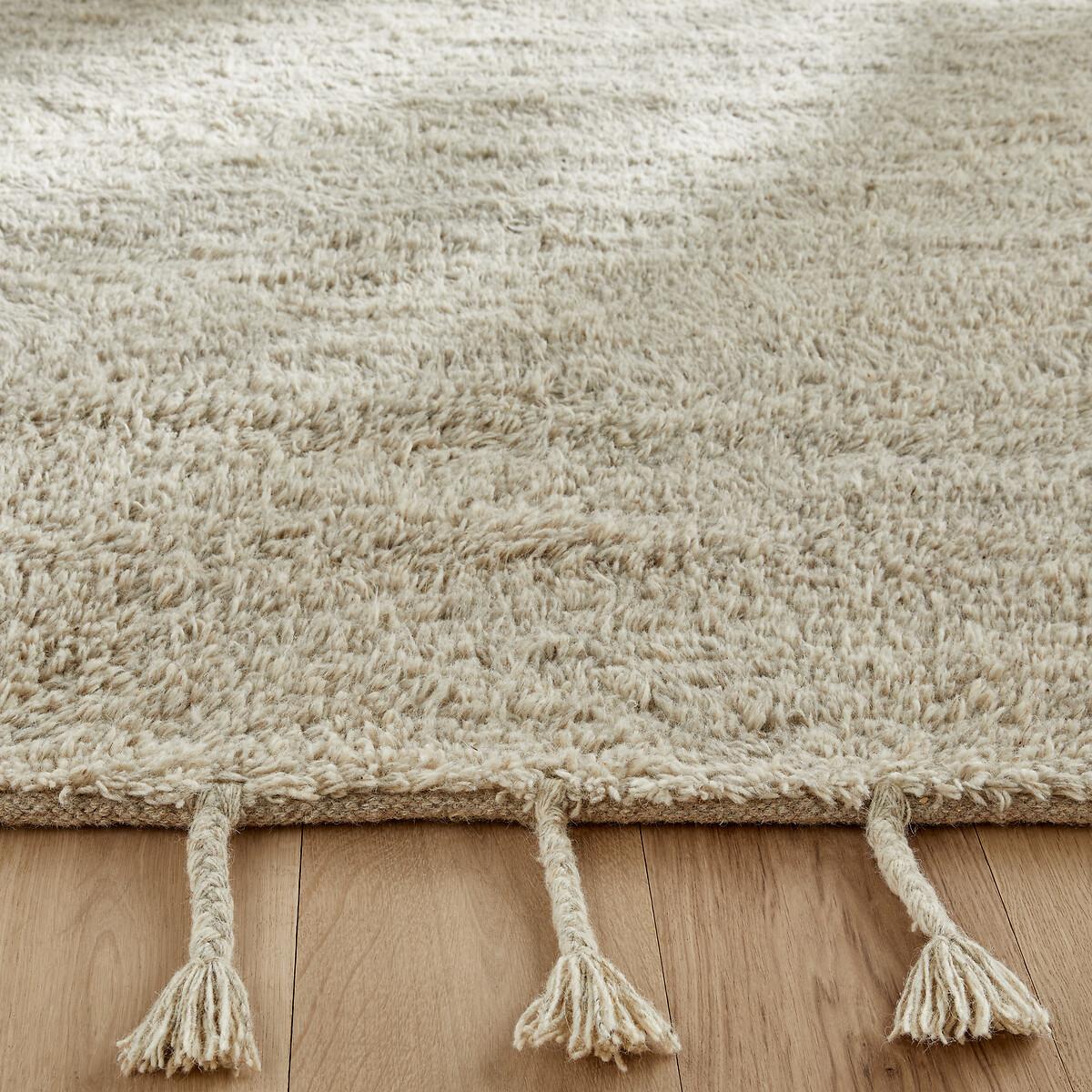 Néroli Hand Knotted Fringed Wool Rug – image 2