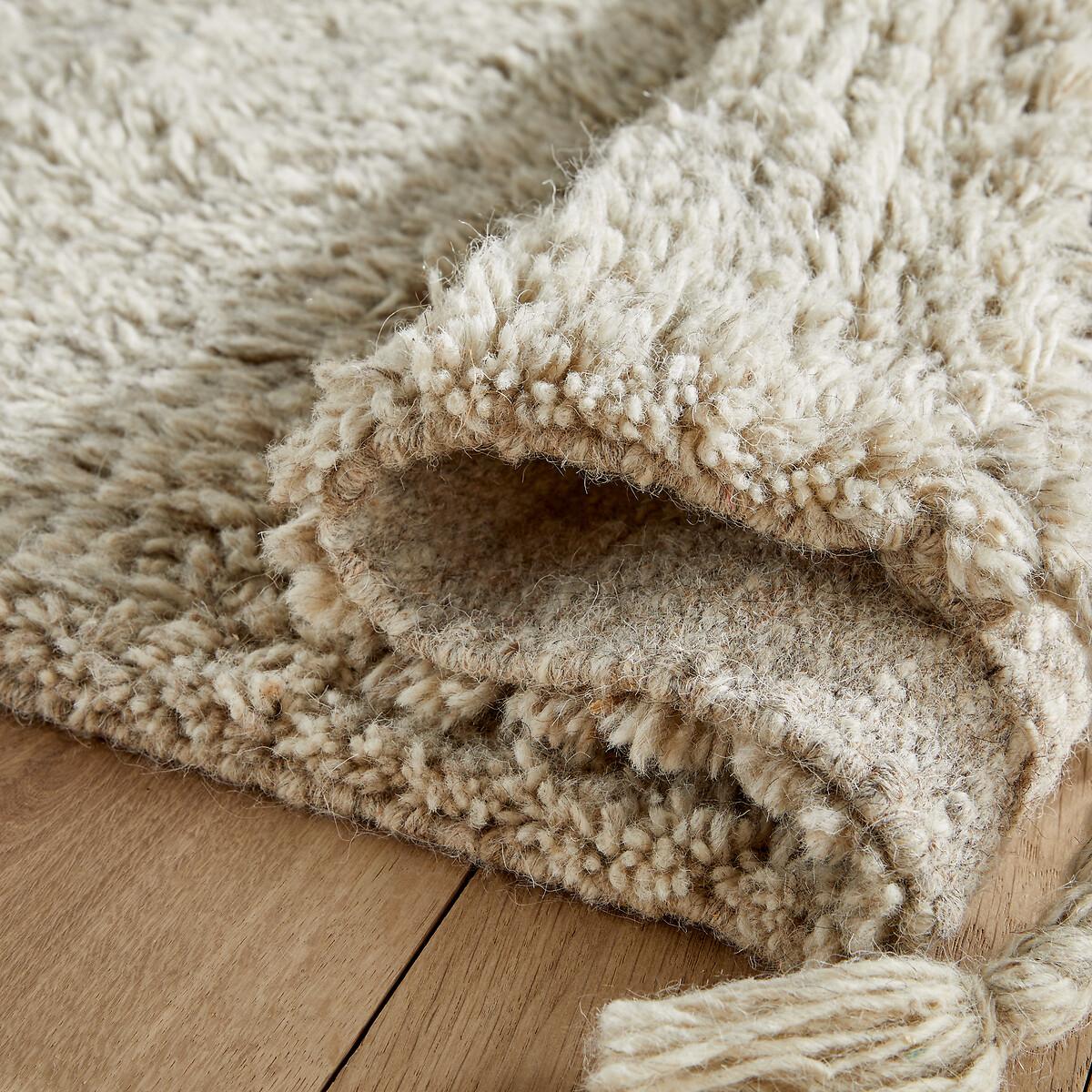 Néroli Hand Knotted Fringed Wool Rug – image 3