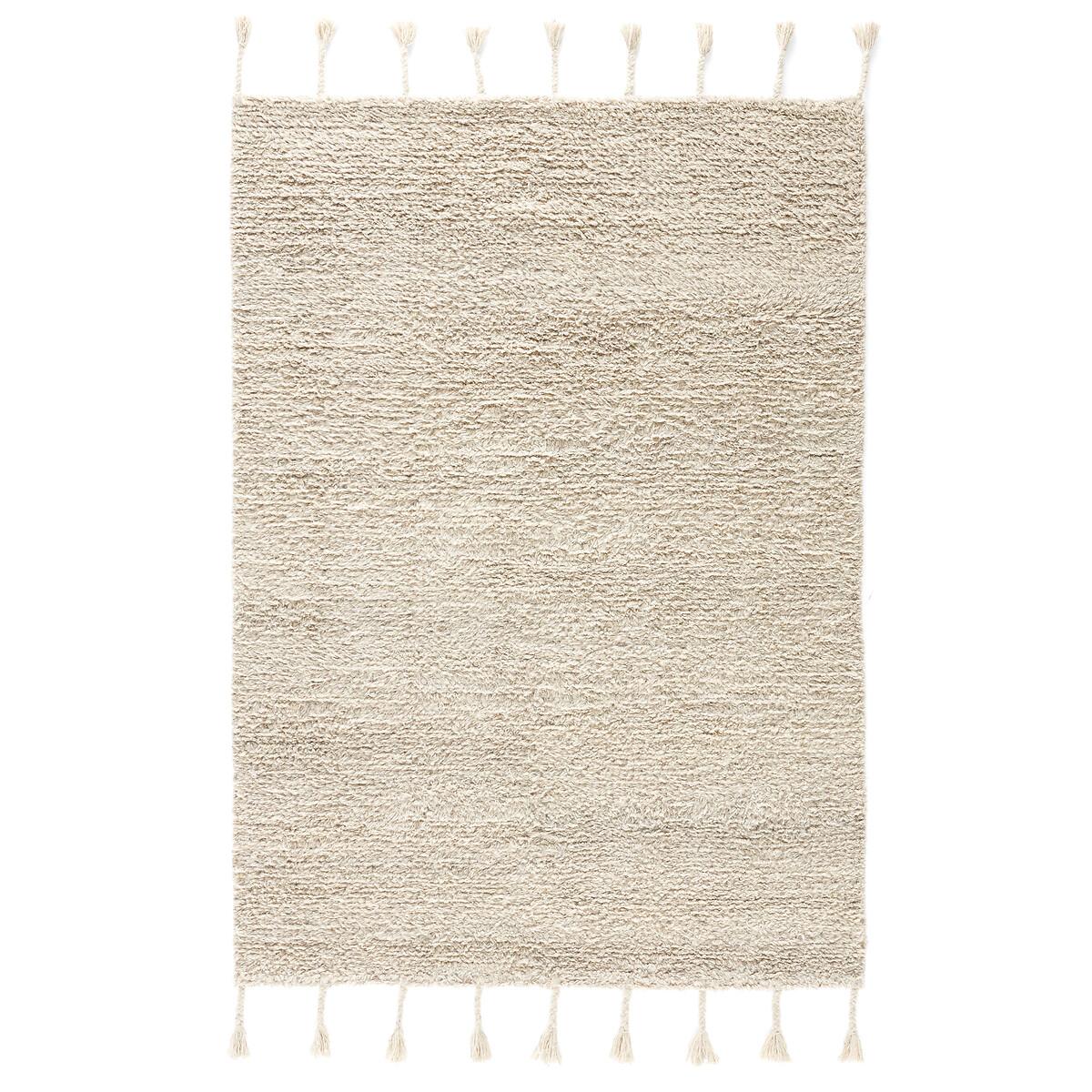 Néroli Hand Knotted Fringed Wool Rug – image 5