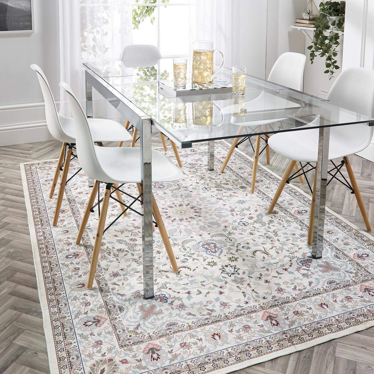 Floral Traditional Machine Washable Rug – image 2