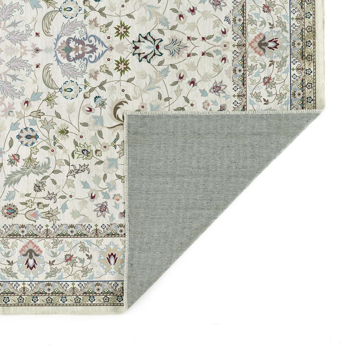 Floral Traditional Machine Washable Rug – image 3