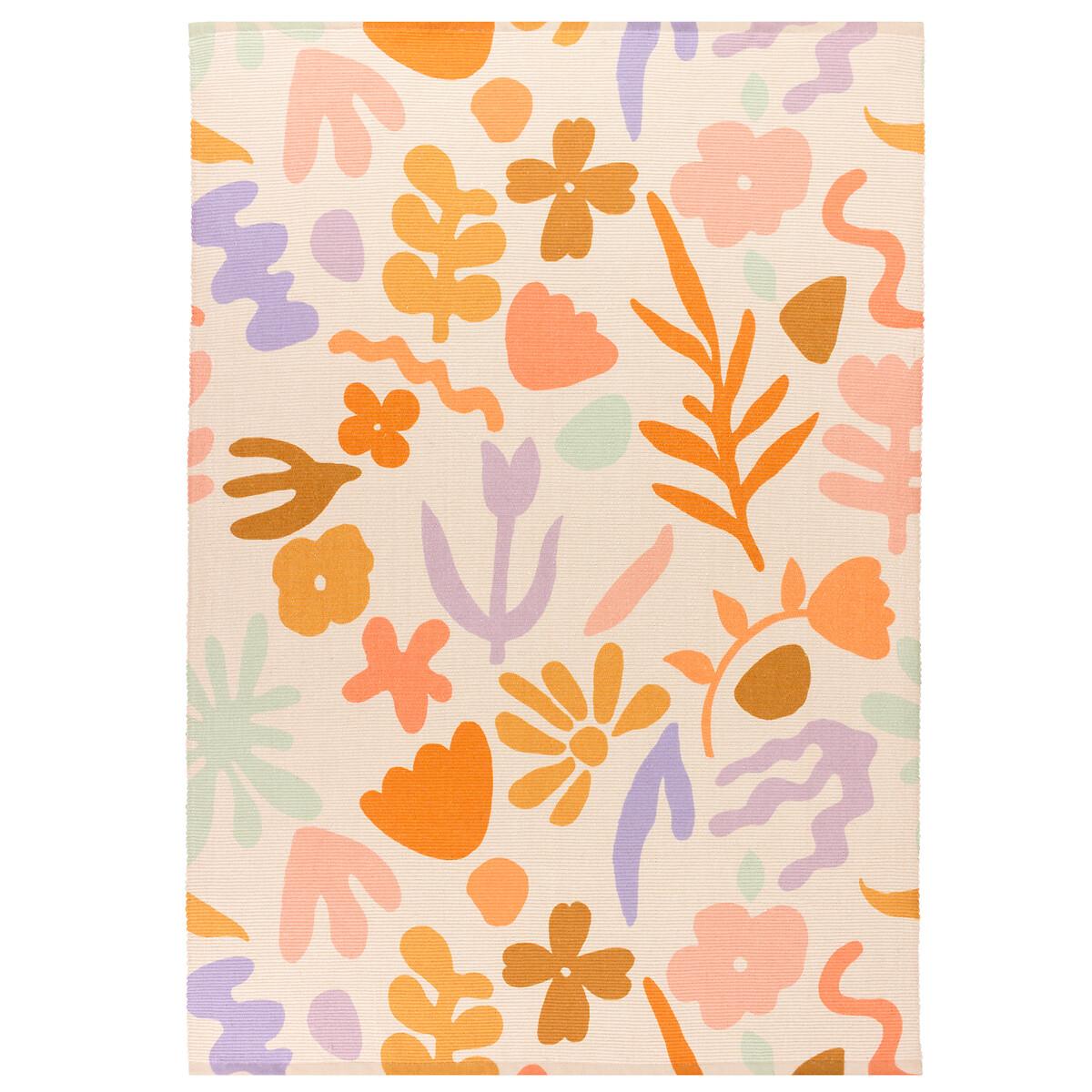 Abstract Floral Washable Digitally Printed Indoor/Outdoor Rug – image 2