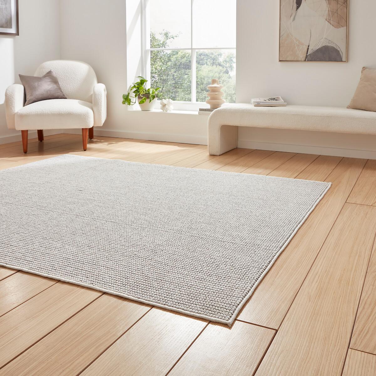 Neutral Boucle Textured Rug – image 2