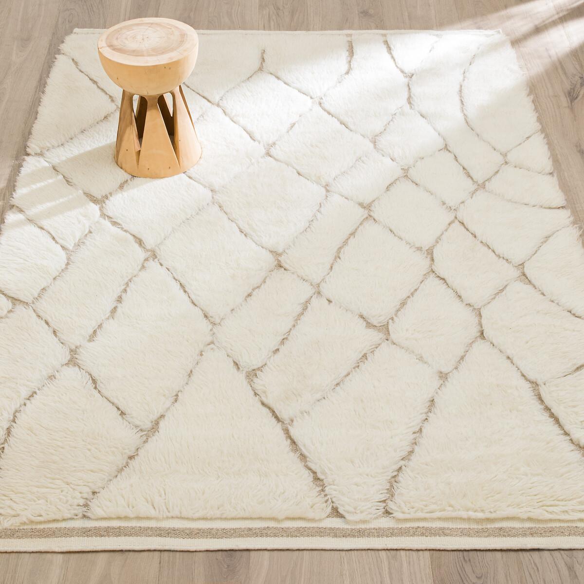 Djurdi Hand-Knotted 100% Wool Berber Rug – image 1