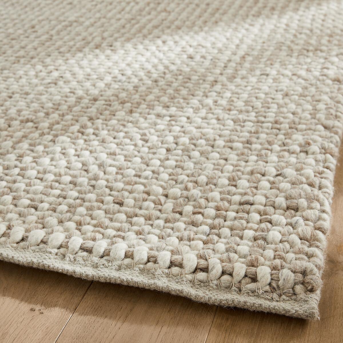 Nisha Hand Woven Thick 100% Wool Rug – image 3