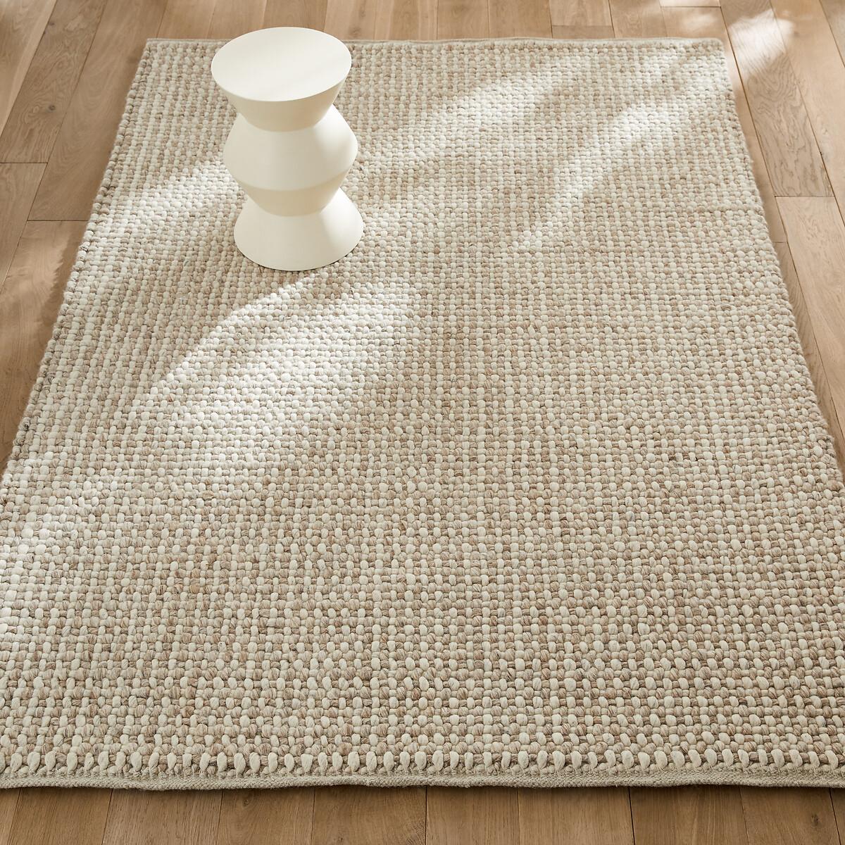 Nisha Hand Woven Thick 100% Wool Rug – image 1