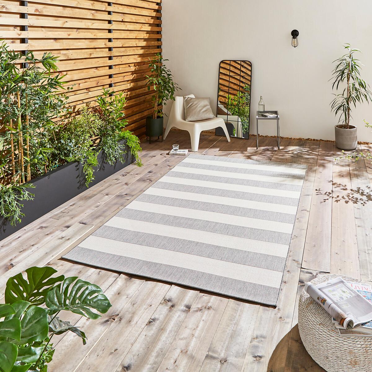 Striped Pattern Indoor/Outdoor Rug – image 8
