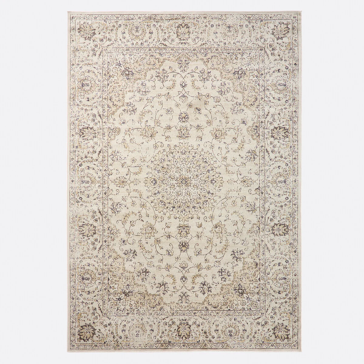 Diona Printed Used Effect Vintage Rug – image 2