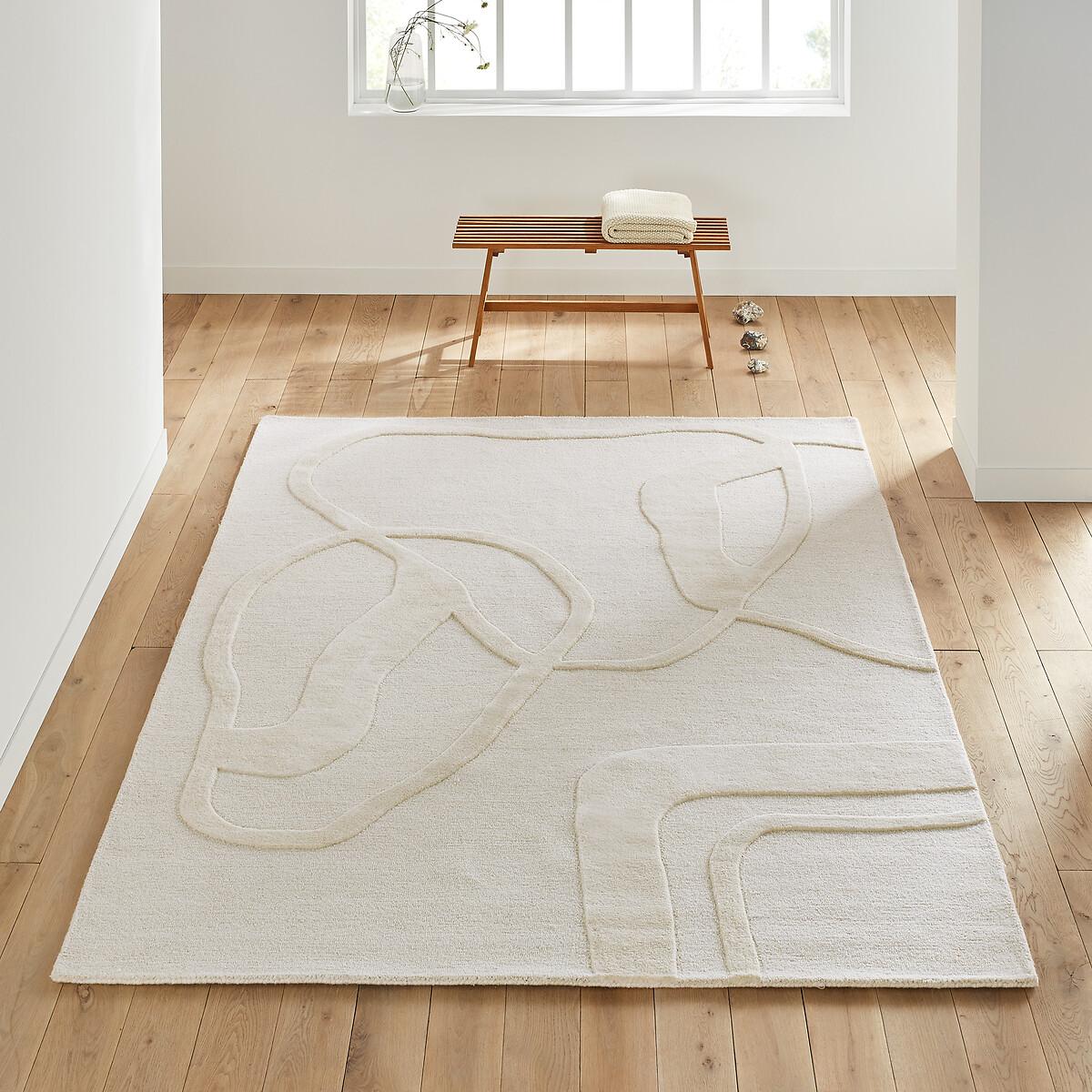 Caila Abstract Wool Rug – image 1