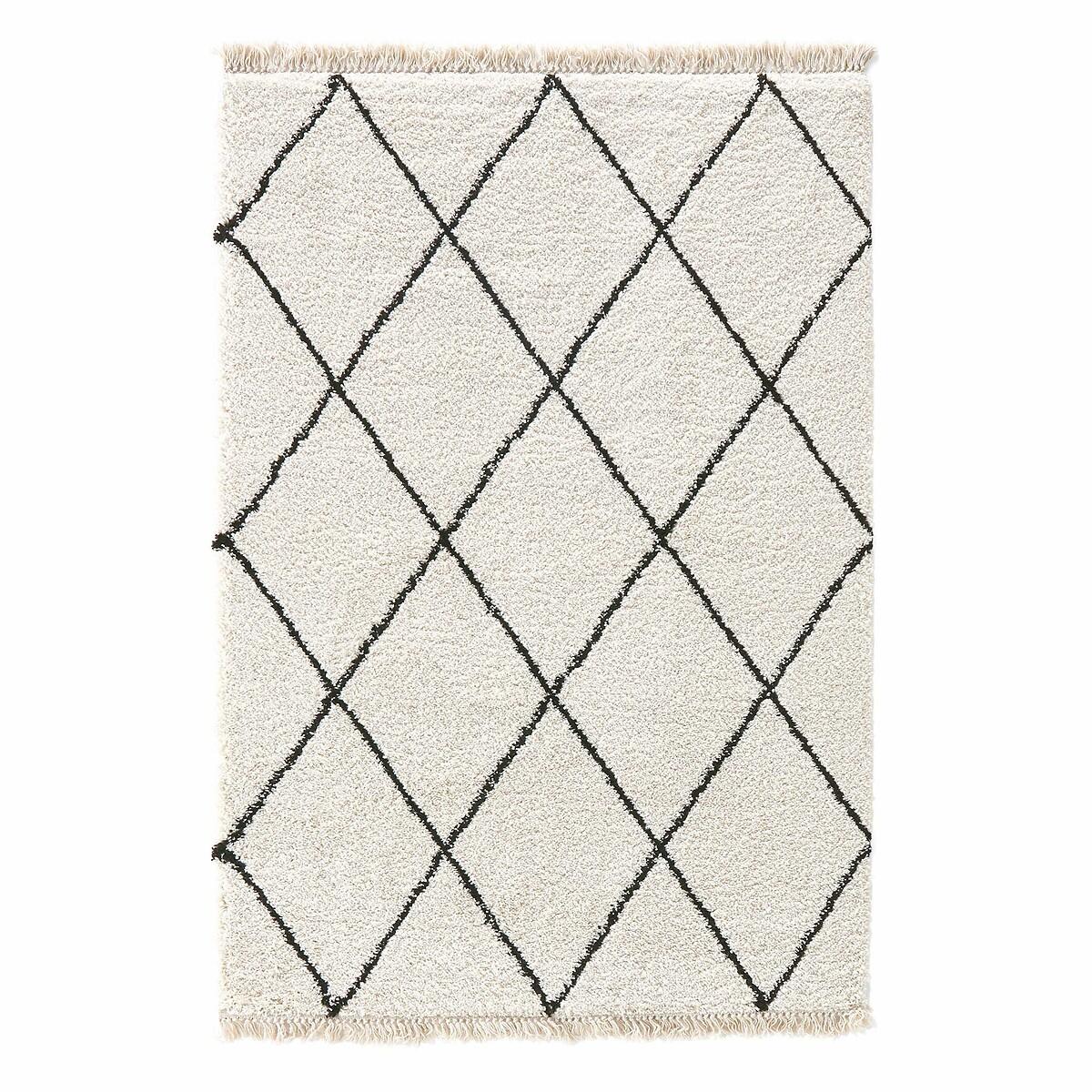 Jiraya Fringed Berber-Style Rug – image 2
