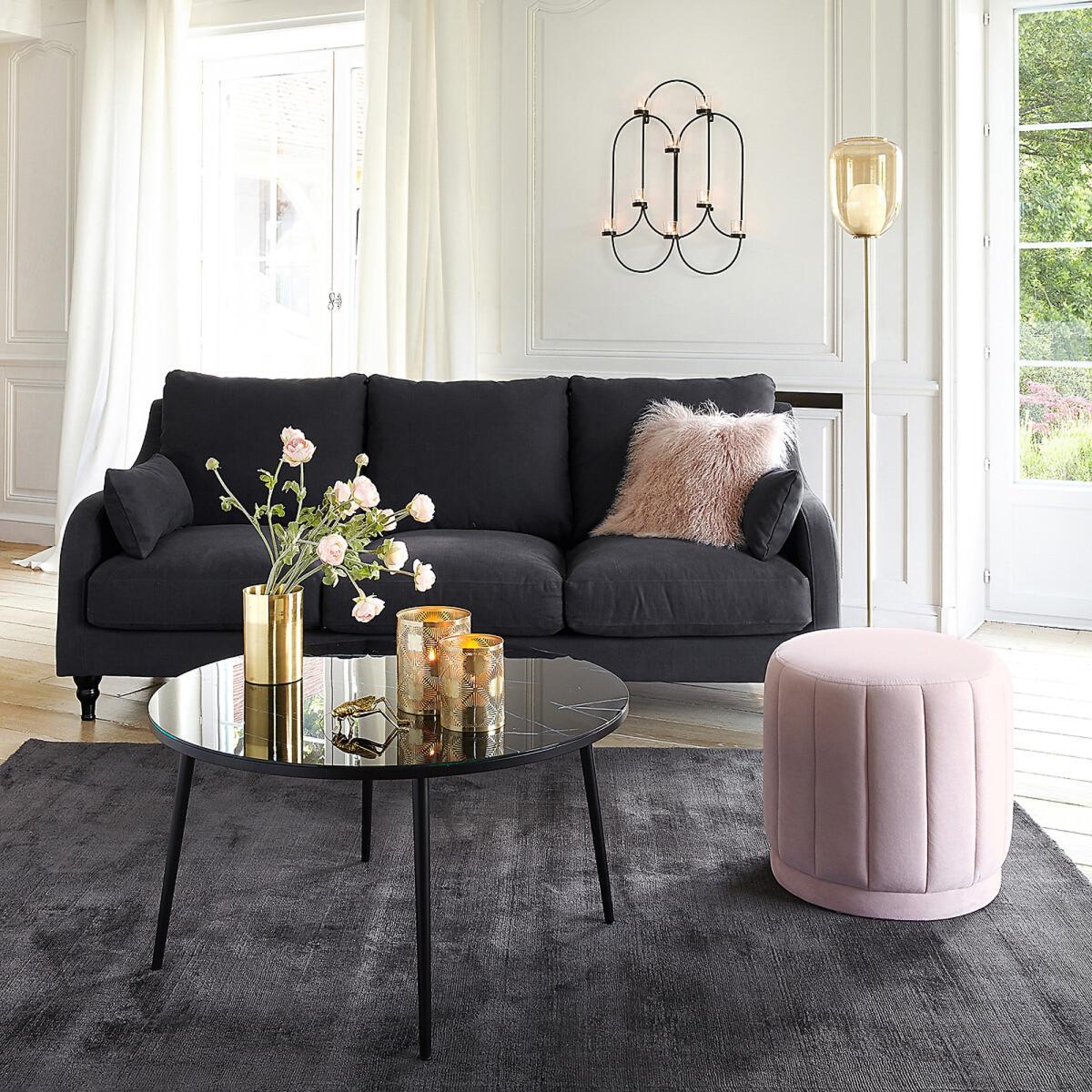 Izri XXL Plain Rug, Aged Effect – image 7