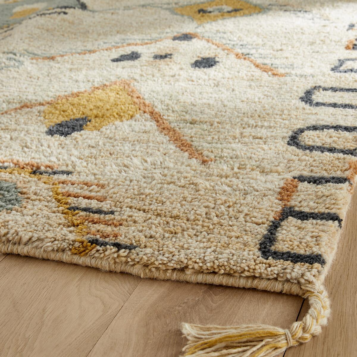Mirjana Hand Knotted Berber Style Tassel Wool Rug – image 3