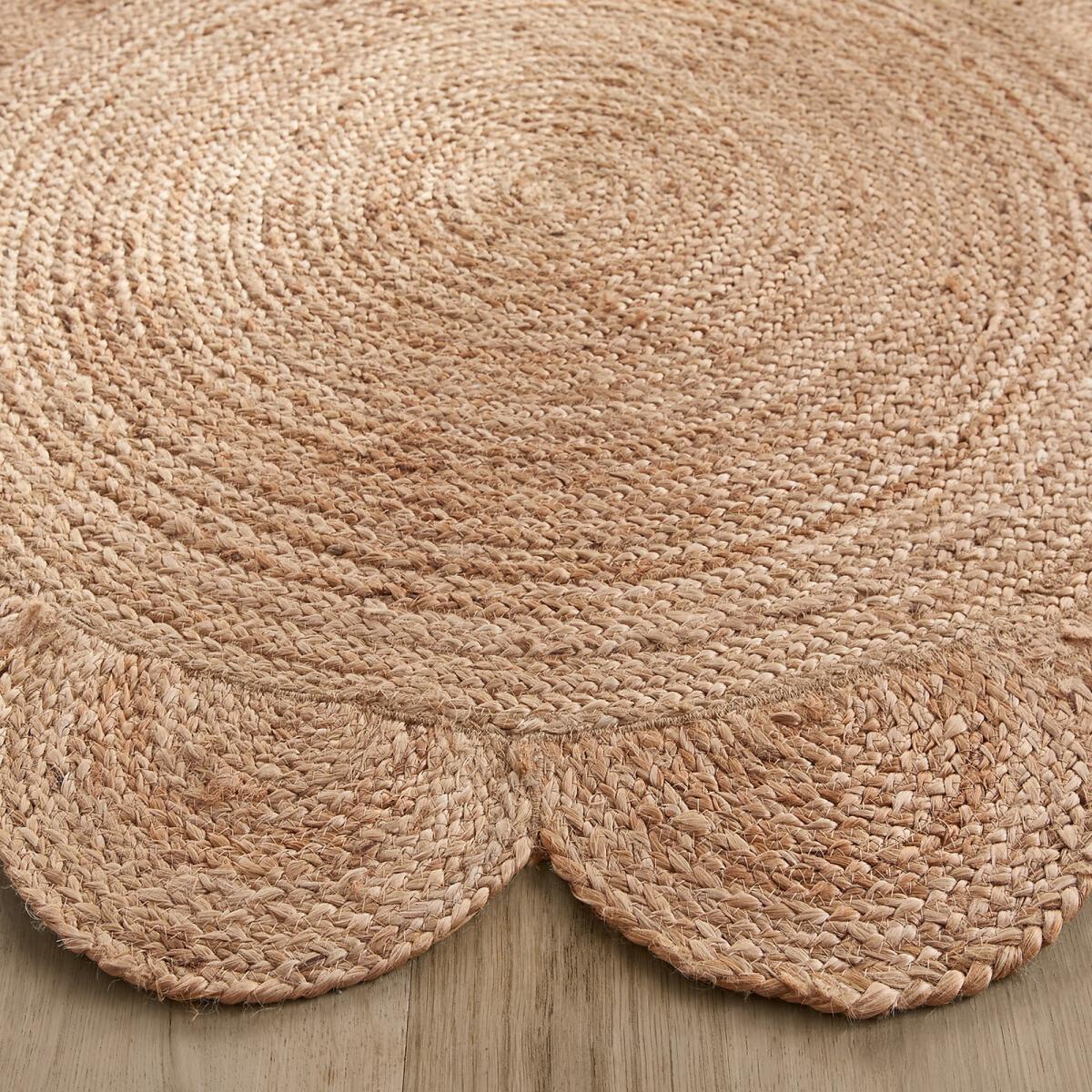 Hempy Round 120cm Diameter Hand Woven 100% Jute Rug – image 2