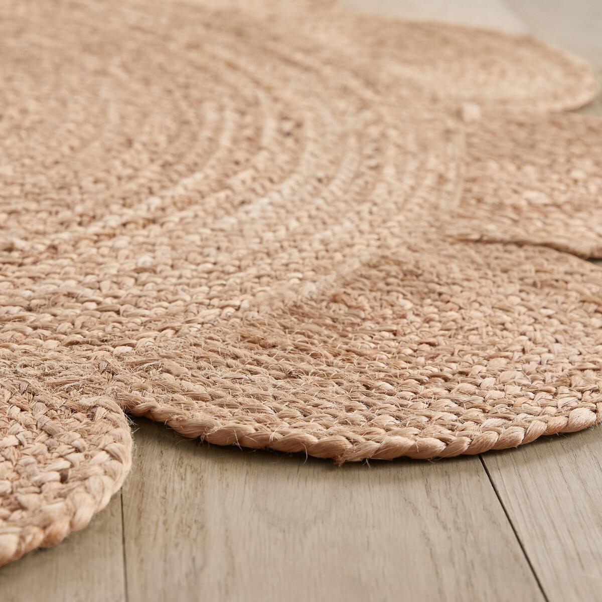Hempy Round 120cm Diameter Hand Woven 100% Jute Rug – image 3