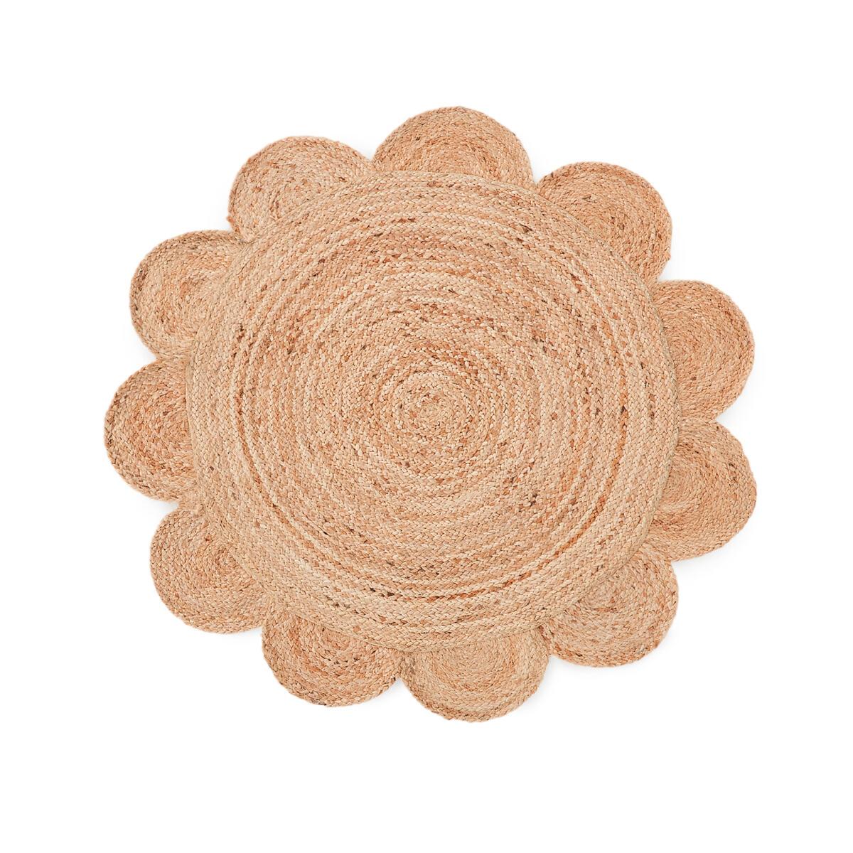 Hempy Round 120cm Diameter Hand Woven 100% Jute Rug – image 5