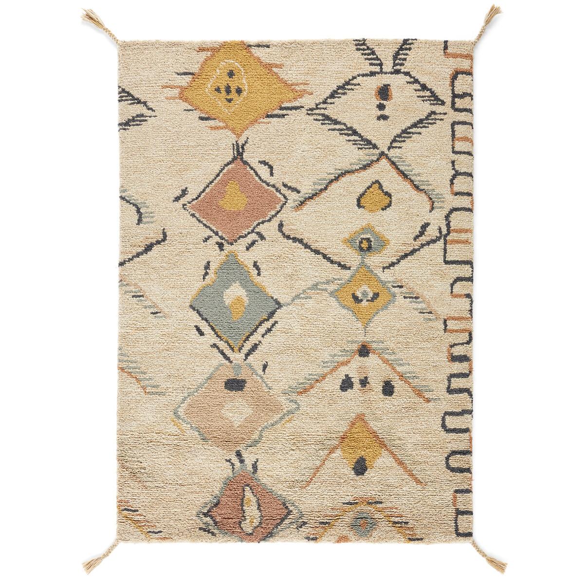 Mirjana Hand Knotted Berber Style Tassel Wool Rug – image 6