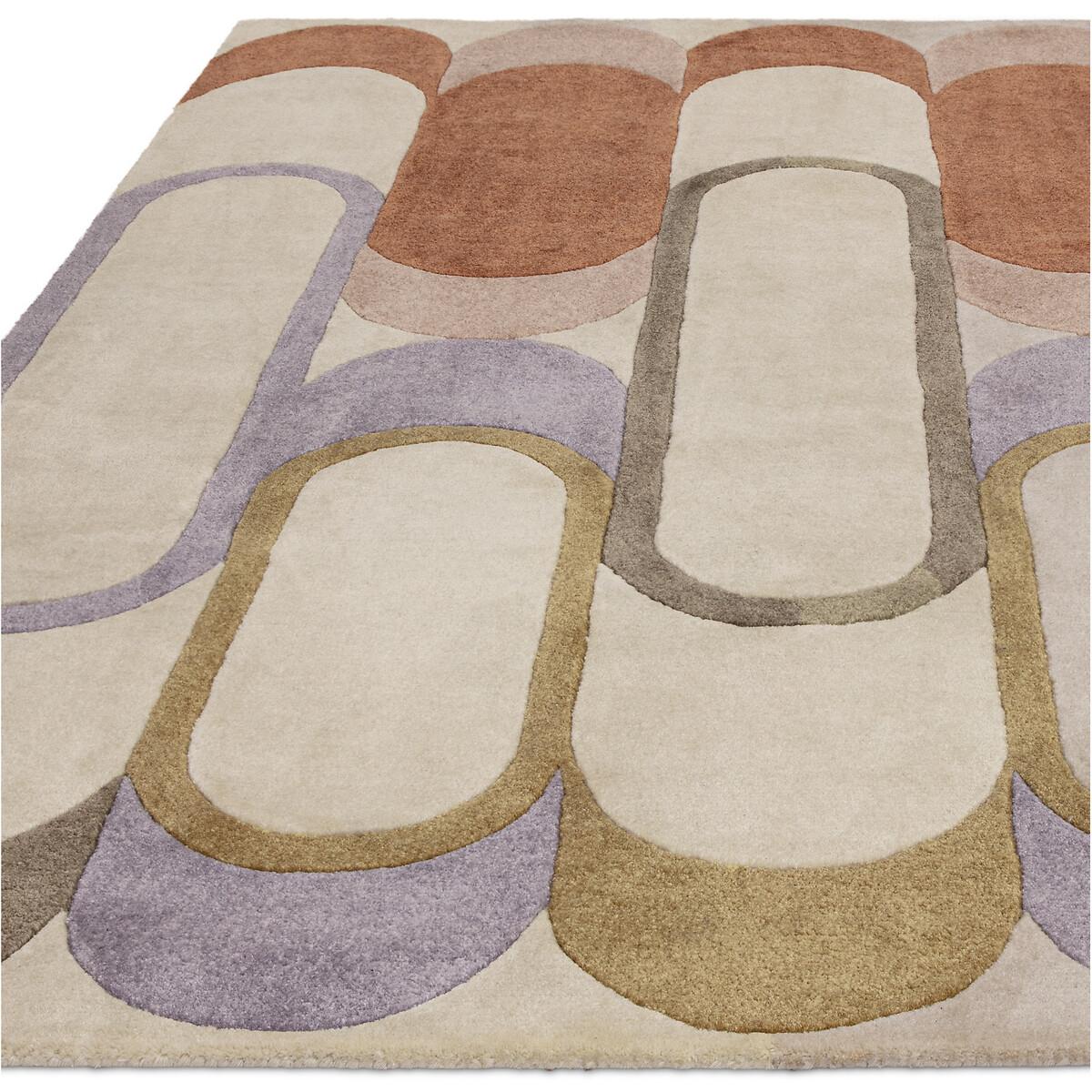 Recycled Retro Pastel Pattern Rug – image 2