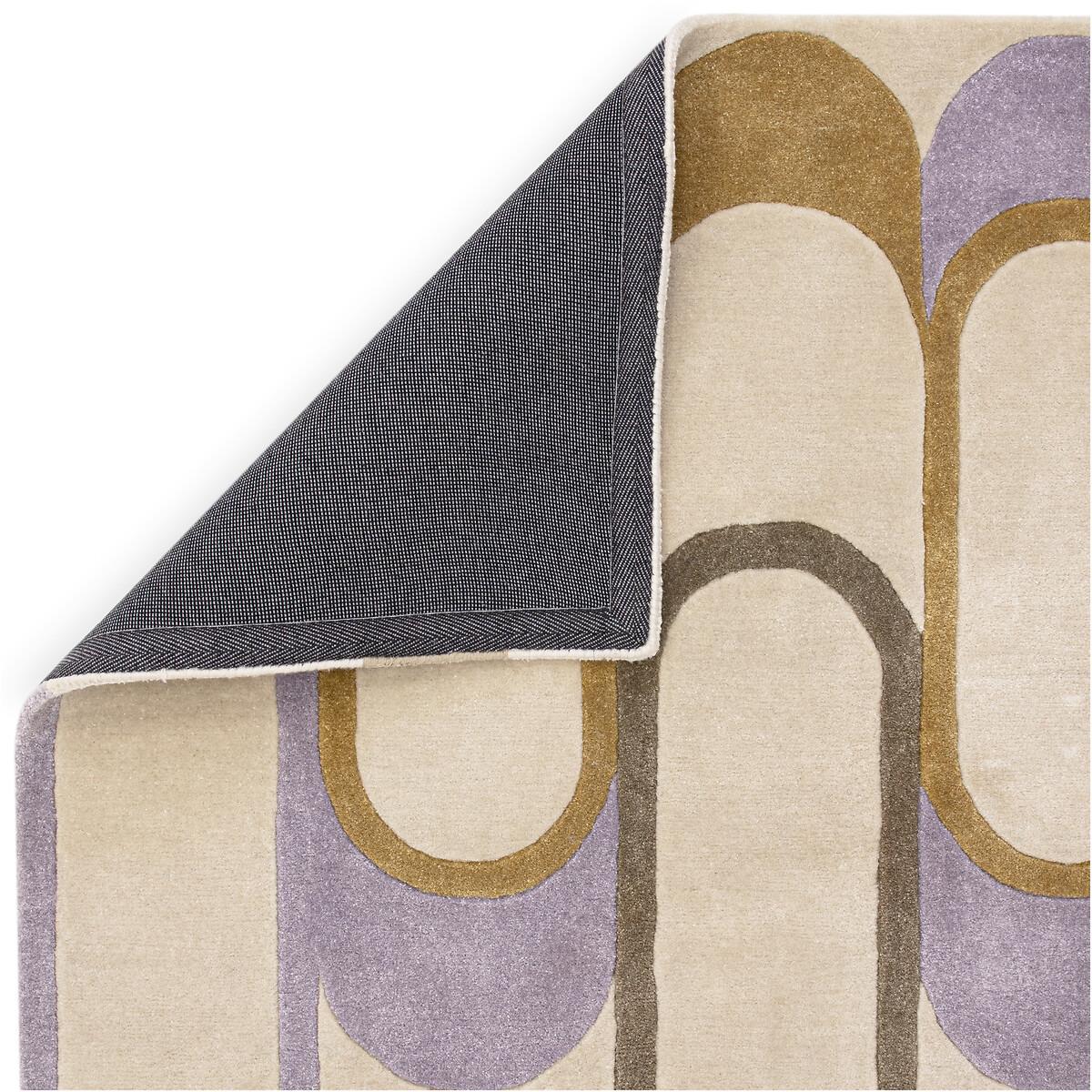 Recycled Retro Pastel Pattern Rug – image 4