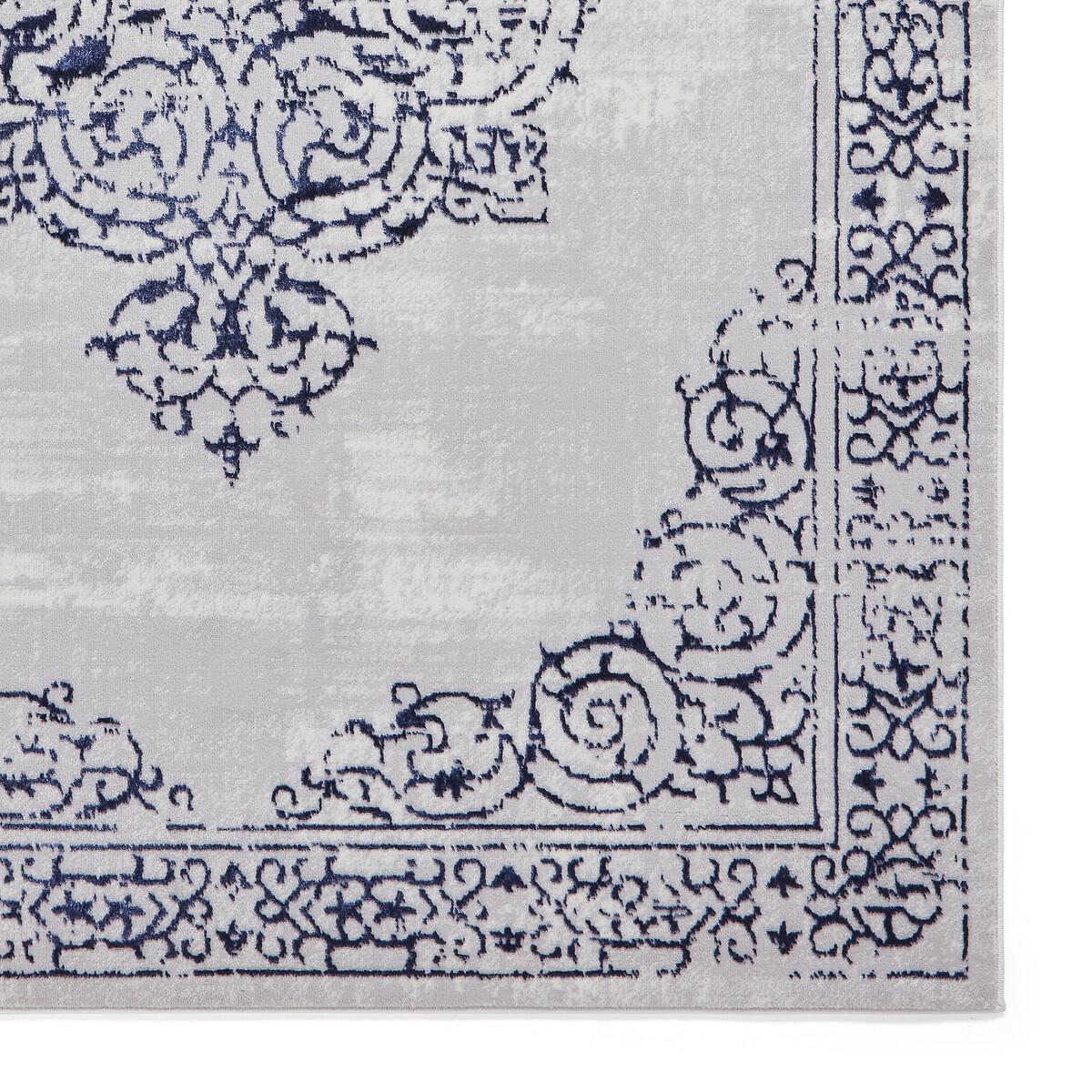 Metallic Traditional Faded Rug – image 4
