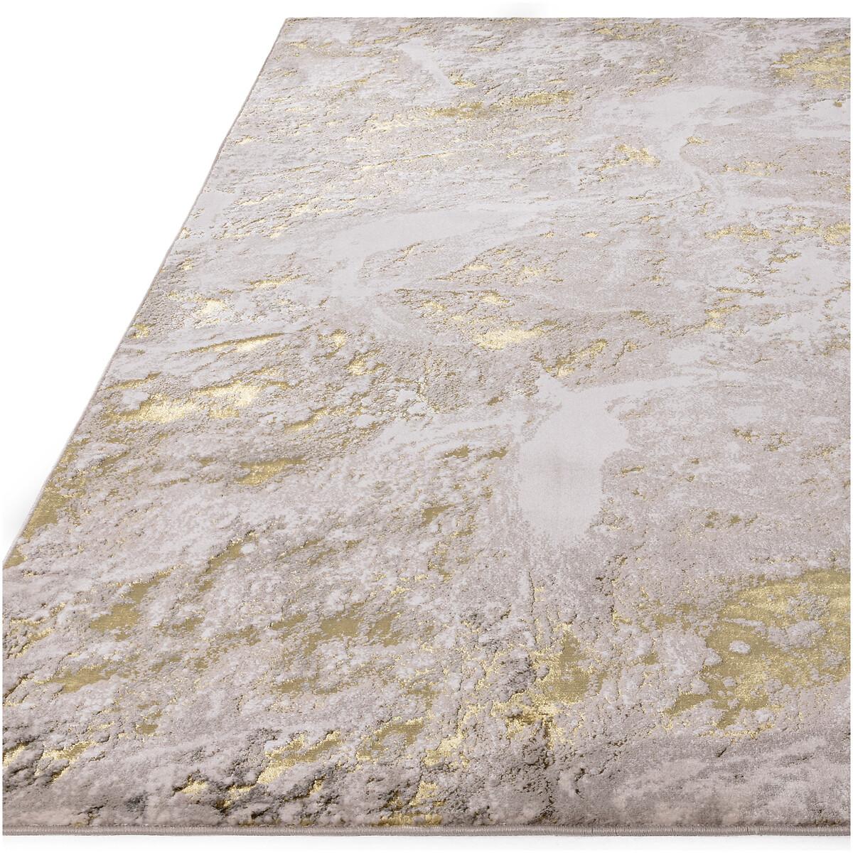 Distressed Lux Metallic Rug – image 2