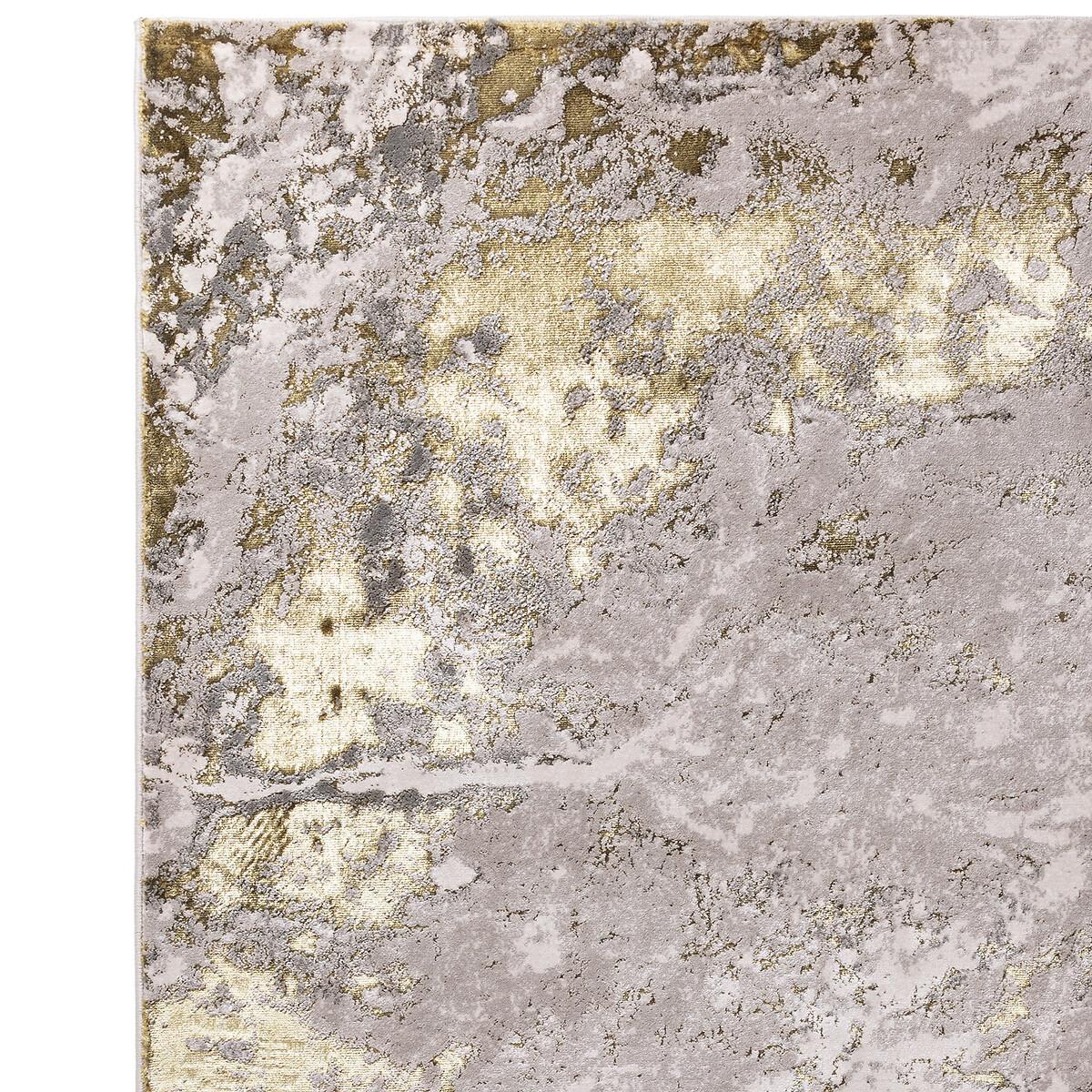 Distressed Lux Metallic Rug – image 3