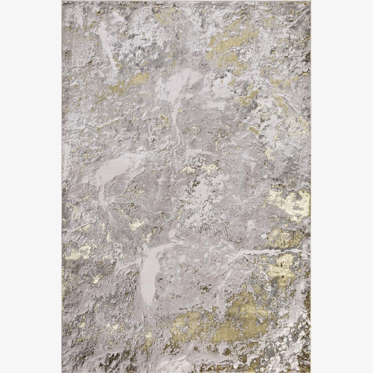 Distressed Lux Metallic Rug – image 1